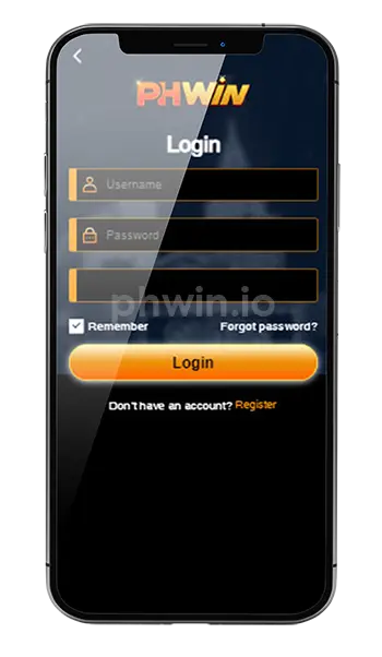 register phwin on mobile